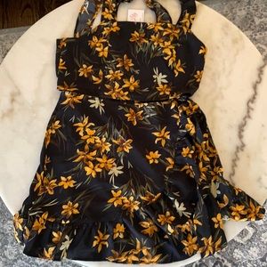 Pink Lily Boutique two piece skirt set. Size XL